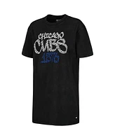 The Wild Collective Women's Black Chicago Cubs T-Shirt Dress