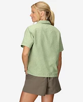 Marmot Women's Air Exchange Upf 40 Camp Novelty Short Sleeve Collar Shirt