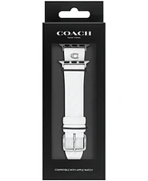 Coach Women's Quilted Silicone Apple Watch Strap 38mm, 40mm