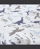 Touched by Nature Baby Boy Cotton Changing Pad Cover, Dino, One Size