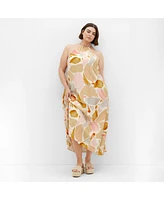 City Chic Plus Surface Level Maxi Dress