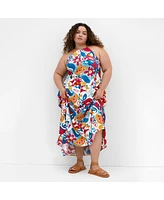City Chic Plus Mosaic Maxi Dress