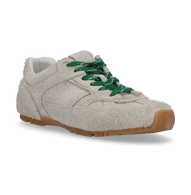 Tb.56 Suede Fuzzy Light Grey Leather Sneakers