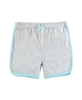 Hudson Baby Girls Shorts Bottoms 4-Pack, Coral, Months