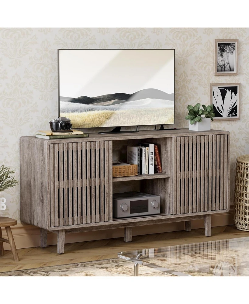 Farmhouse Tv Stand for 55/60/65 inch Tv