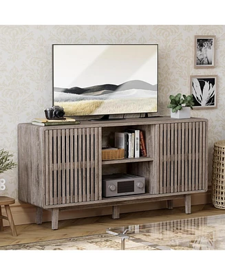 Farmhouse Tv Stand for 55/60/65 inch Tv