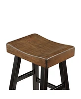 Stylish Counter Height Bar Stool Set of 2 for Kitchen & Dining