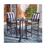 Pate 3 Pc Bar Height Outdoor Bistro Set