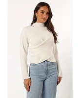 Petal and Pup Women's Tuilly Wrap Front Knit Sweater