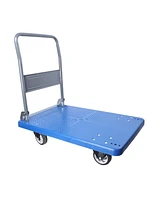 Heavy Duty Hand Truck Upgraded Foldable Push Cart Dolly 660 lbs Capacity Moving Platform Hand Truck