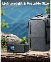 Elephas Mini Projector, 2025 Upgraded Full Hd 1080P Support Video Projector, Portable Small Movie Projector