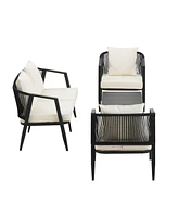Durable, comfy outdoor set, Patio, lawn