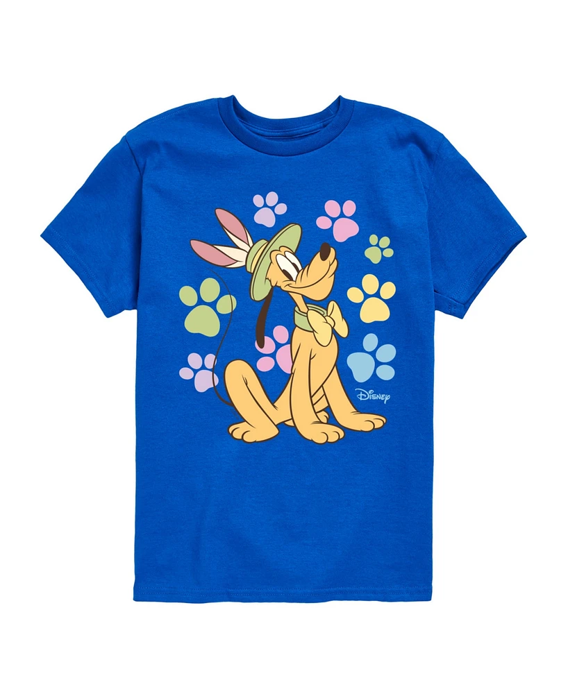 Hybrid Toddler Boys Disney Pluto Easter Graphic T-Shirt