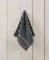 Tommy Hilfiger Home Modern American Solid Cotton Washcloth, 13" x