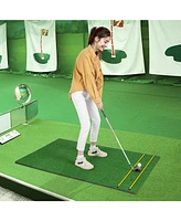 5 x 3 ft Artificial Turf Grass Practice Mat for Indoors and Outdoors