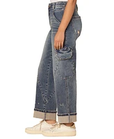 Democracy Women's "Ab"solution Skyrise Straight-Leg Utility Jeans