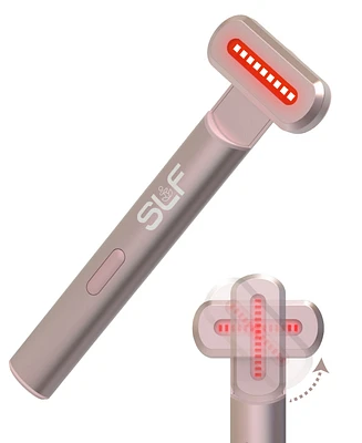Tzumi Slf Led Light Therapy 4-in-1 Cordless Face and Neck Wand
