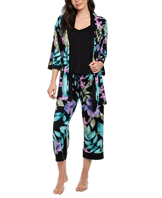 Linea Donatella Women's 3-Pc. Travel and Sleep Set