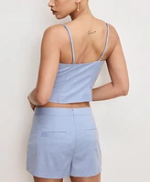 Good American Women's Twill Suiting Cami Top
