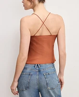 Good American Women's Satin Camisole Top