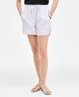 On 34th Women's Cotton Gauze Drawstring Shorts, Exclusively at Macy's