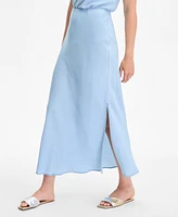 On 34th Women's Chambray Midi Slip Skirt, Exclusively at Macy's