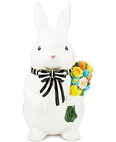 Mackenzie-Childs Calico Bunny Cookie Jar