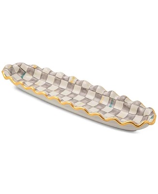 Mackenzie-Childs Sterling Check Ceramic Hors D'oeuvres