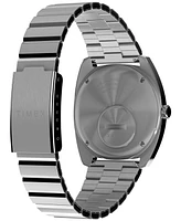 Timex Men's Analog Silver-Tone Stainless Steel Watch, 37mm