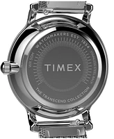 Timex Women's Analog Silver-Tone Stainless Steel Watch, 31mm