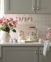Mackenzie-Childs Butterfly Toile Bunny Salt & Pepper Set