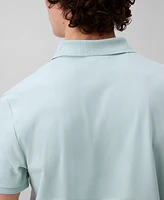 Calvin Klein Men's Regular-Fit Smooth Cotton Monogram Logo Polo Shirt
