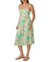 O'Neill Juniors' Leona Tie-Back Sleeveless Midi Dress