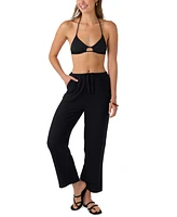 O'Neill Juniors' Brenda Pull-On Cotton Crinkle Pants