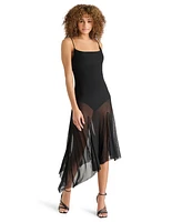 Steve Madden Women's Louisa Sleeveless Mesh Midi Dress