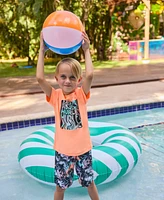 Hurley Little Boys Palm Beach Swim Top & Shorts, 2 Piece Set