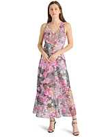 Steve Madden Women's Theo Printed Lace Sleeveless Dress