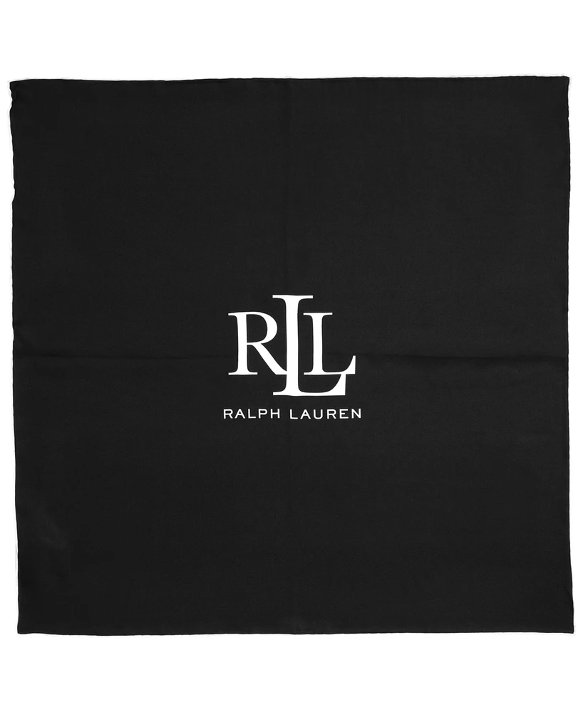 Lauren Ralph Timeless Logo Square Scarf