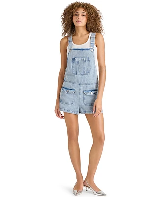 Steve Madden Women's Kittie Cotton Denim Romper