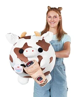 Snackles Series 2 16" Cow and Kung Fu Tea Plush