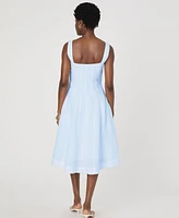 French Connection Women's Birdie Square-Neck A-Line Dress