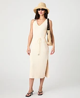 French Connection Women's Terry V-Neck Midi Dress