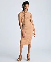 Kenneth Cole Women's Ruched Bodycon Dress