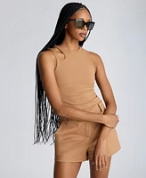 Kenneth Cole Women's Cutout Built-In Bra Tank
