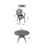 Aluminum Patio Set, Random Cushions