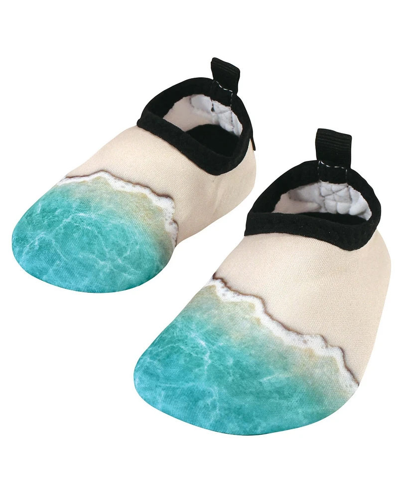 Hudson Baby Boys Water Shoes for Sports, Yoga, Beach and Outdoors, Sandy Beach, 0-6M/1-2