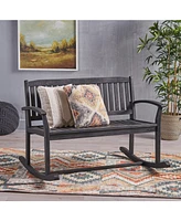 Baxter Rocking Loveseat Acacia Wood
