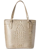 Brahmin Ezra Melbourne Large Embossed Leather Tote