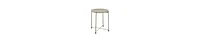 Foldable Side Table – Round Metal Tray Top & Modern Design