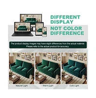 70.9" Convertible Sofa Bed with Pillow & Blanket, Green Velvet